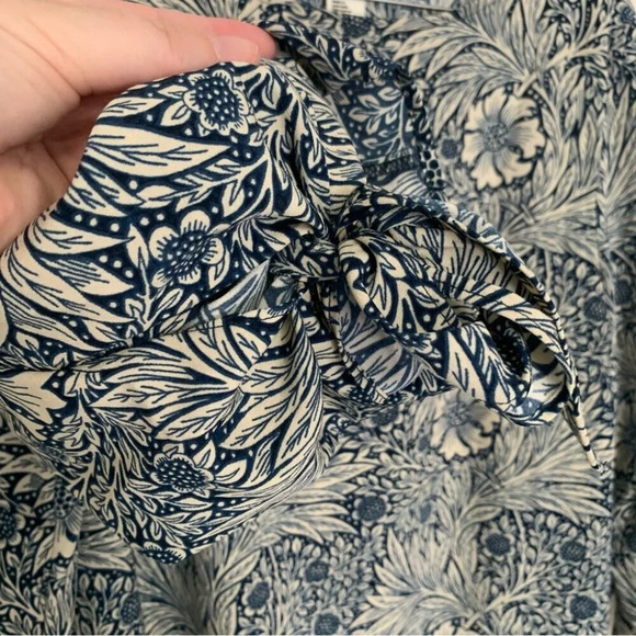 Morris & Co X Target Blue White Floral Dress 12 - Picture 11 of 13